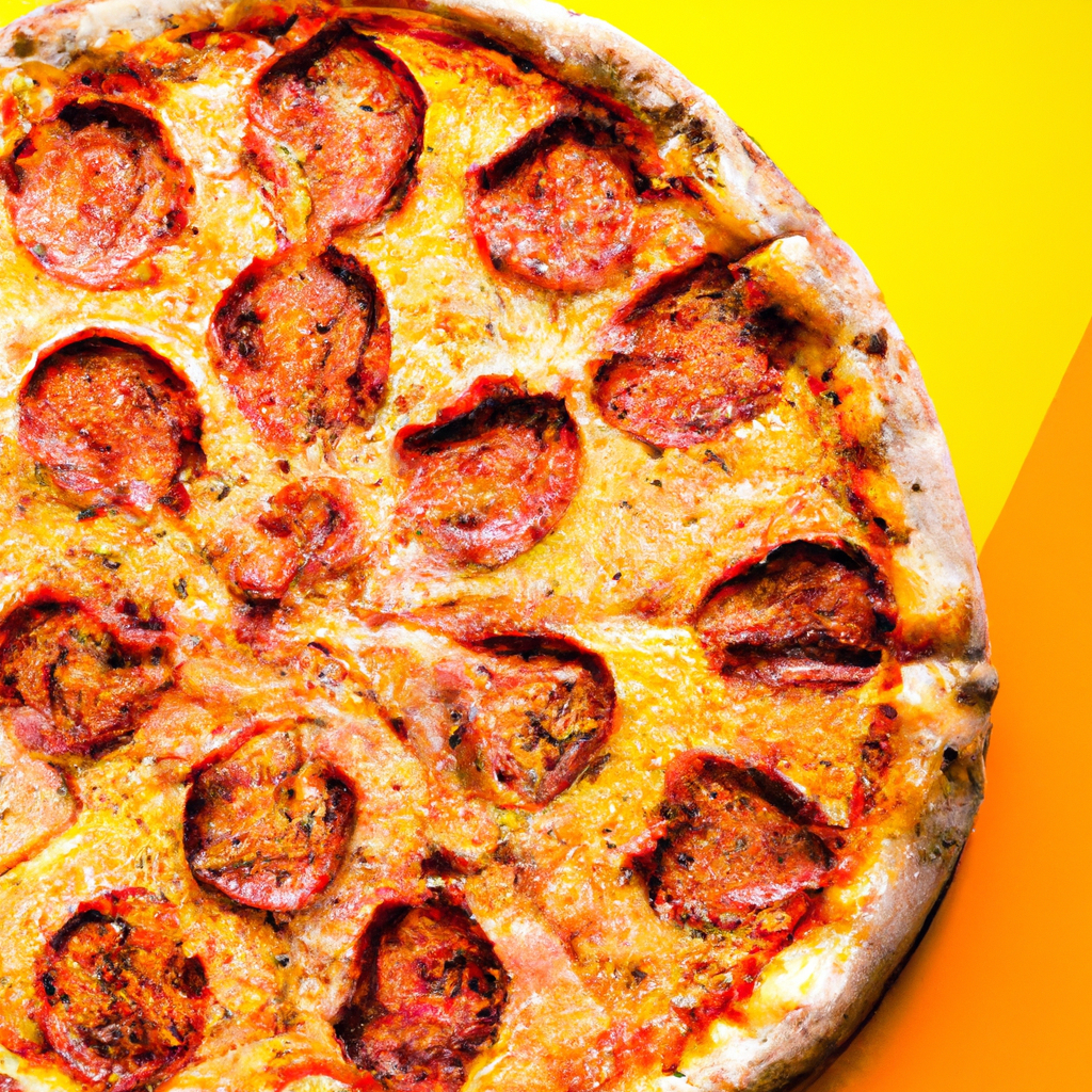 미니멀 피자와 올리브 오일